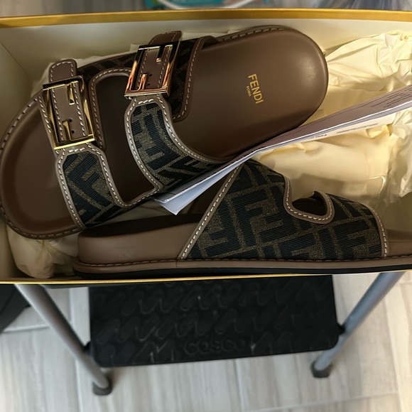 Fendi Shoes - Fendi Tessuto JacQ FF + Nappa
